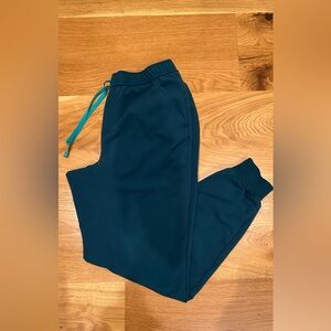 Figs Men’s Tansen Caribbean Blue Scrub Pants Sz Large